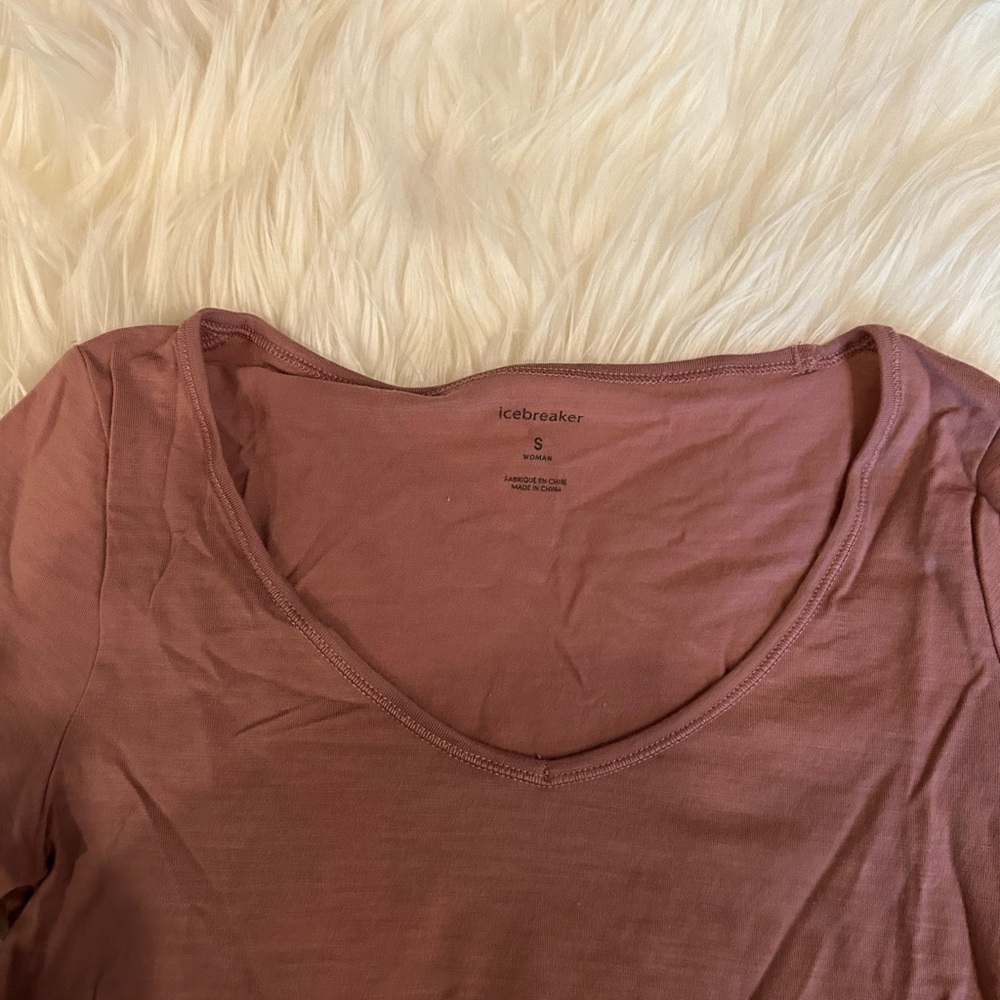 Icebreaker Mauve Long Sleeve Top - Picture 3 of 5